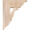 Ekena Millwork Balboa Traditional Smooth Bracket w/ Offset Brace, Douglas Fir, 7 1/2"W x 18"D x 22"H BKT0806X18X22BOA01SDF - alternate 3